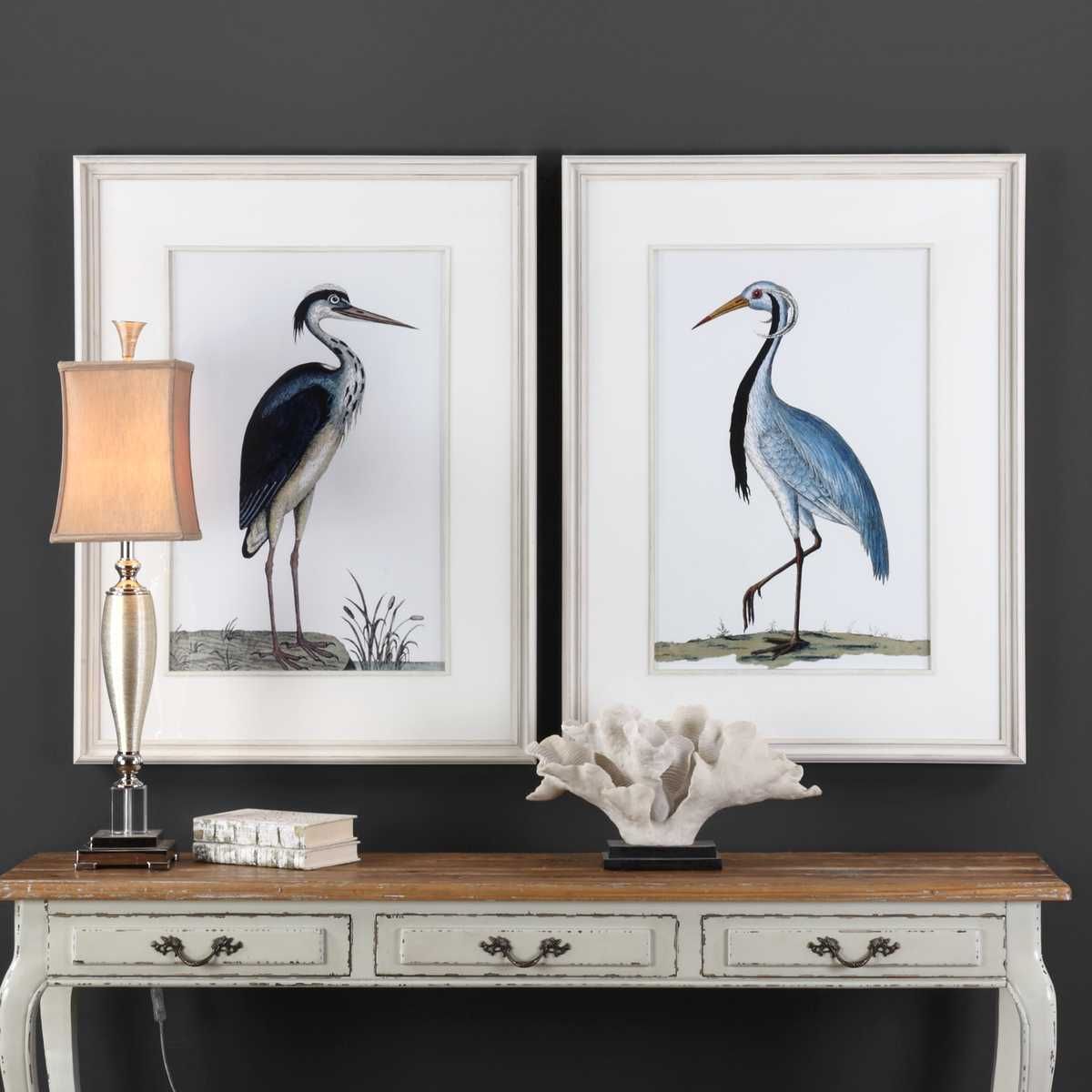 Shore Birds Framed Prints, S/2 – Art by Uttermost | Sutter & Vale