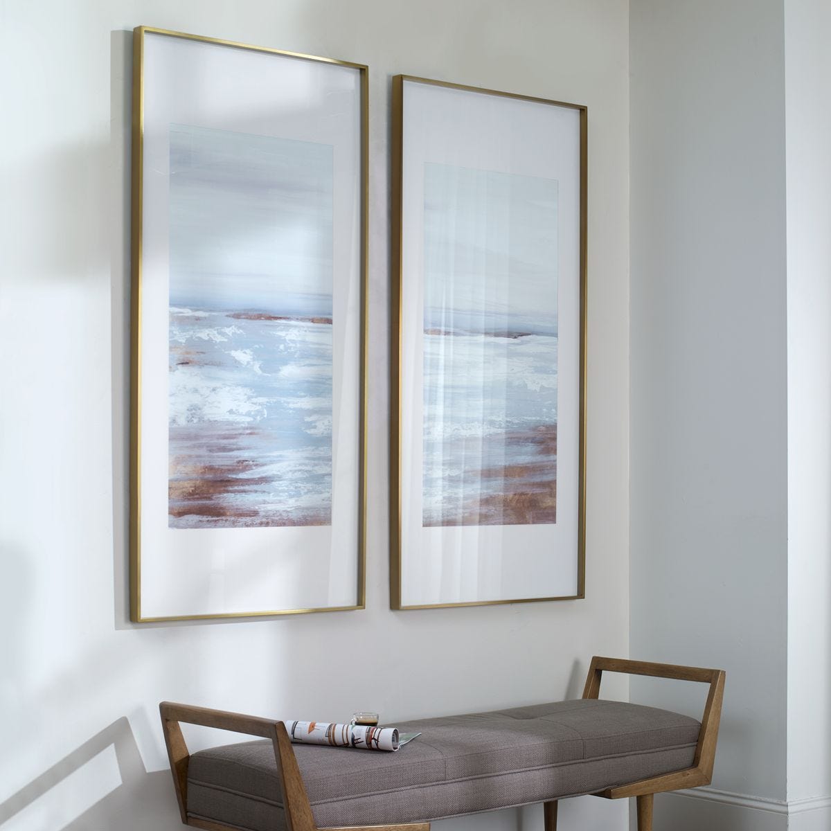 Coastline Framed Prints, S/2 – Art by Uttermost | Sutter & Vale