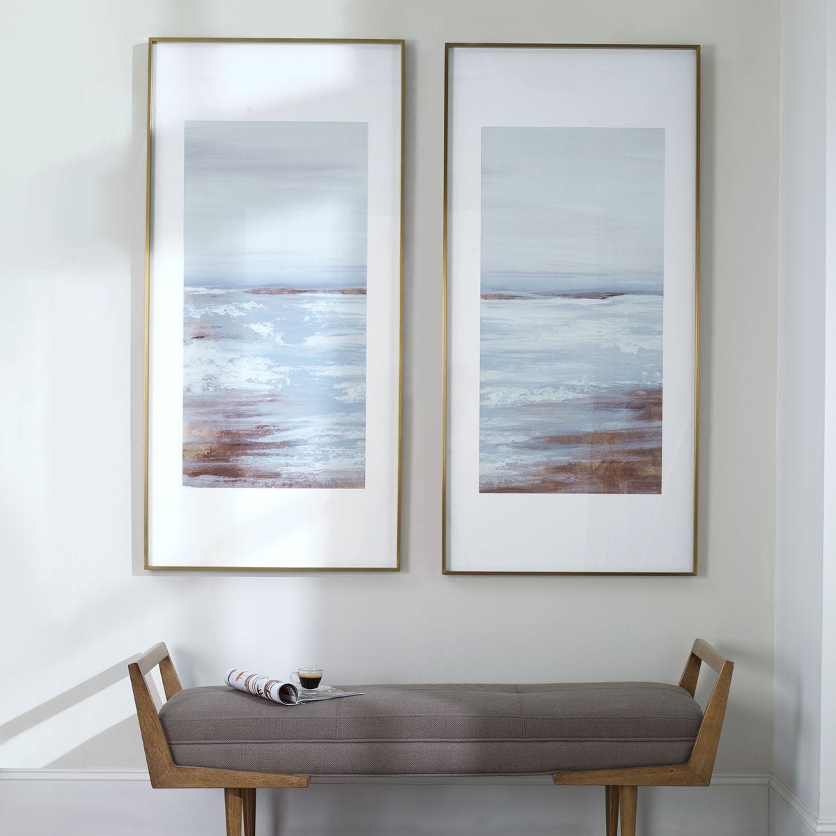 Coastline Framed Prints, S/2 – Art by Uttermost | Sutter & Vale