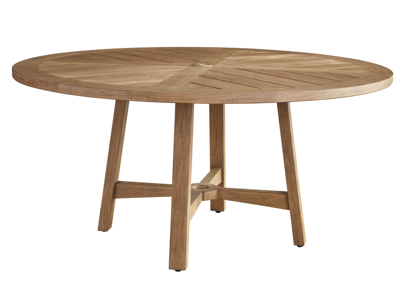 Teak Round Dining Table Base Top