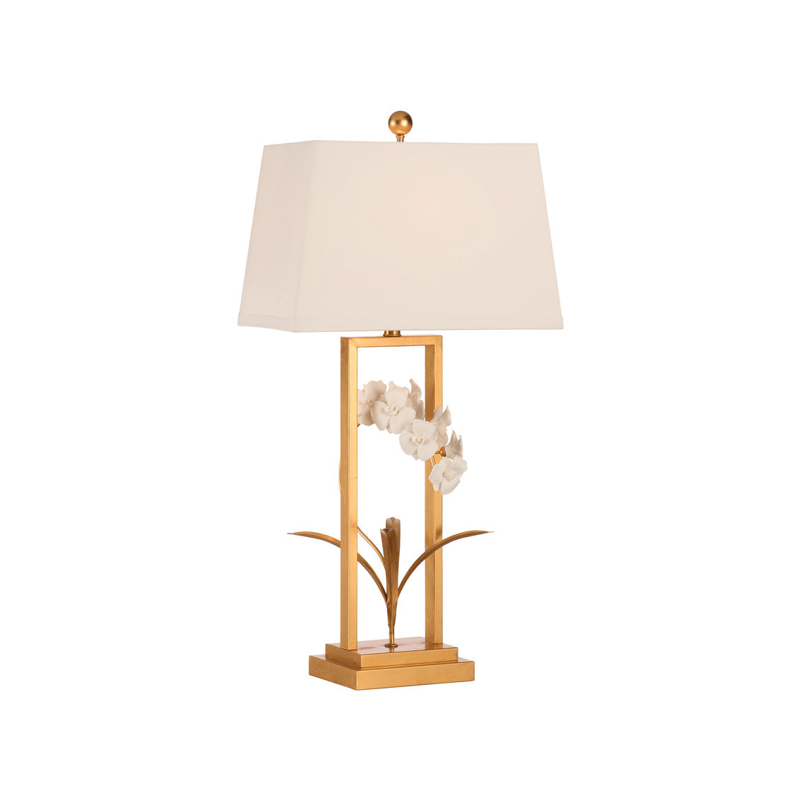 Cain Orchid Lamp in 33.5 / Metal - Chelsea House