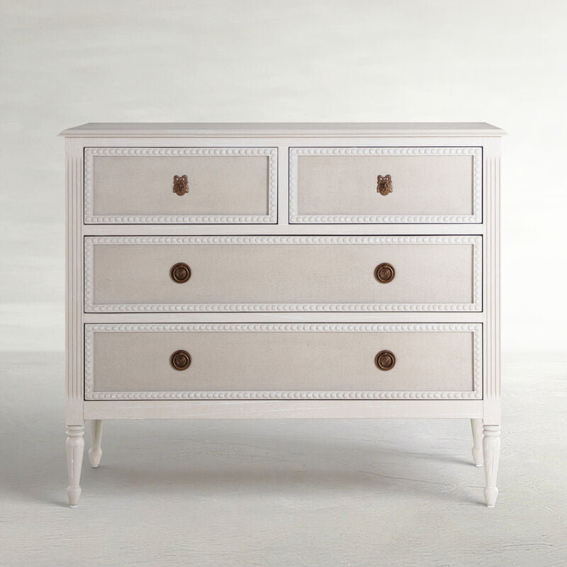 Caroline Queen Bed - White