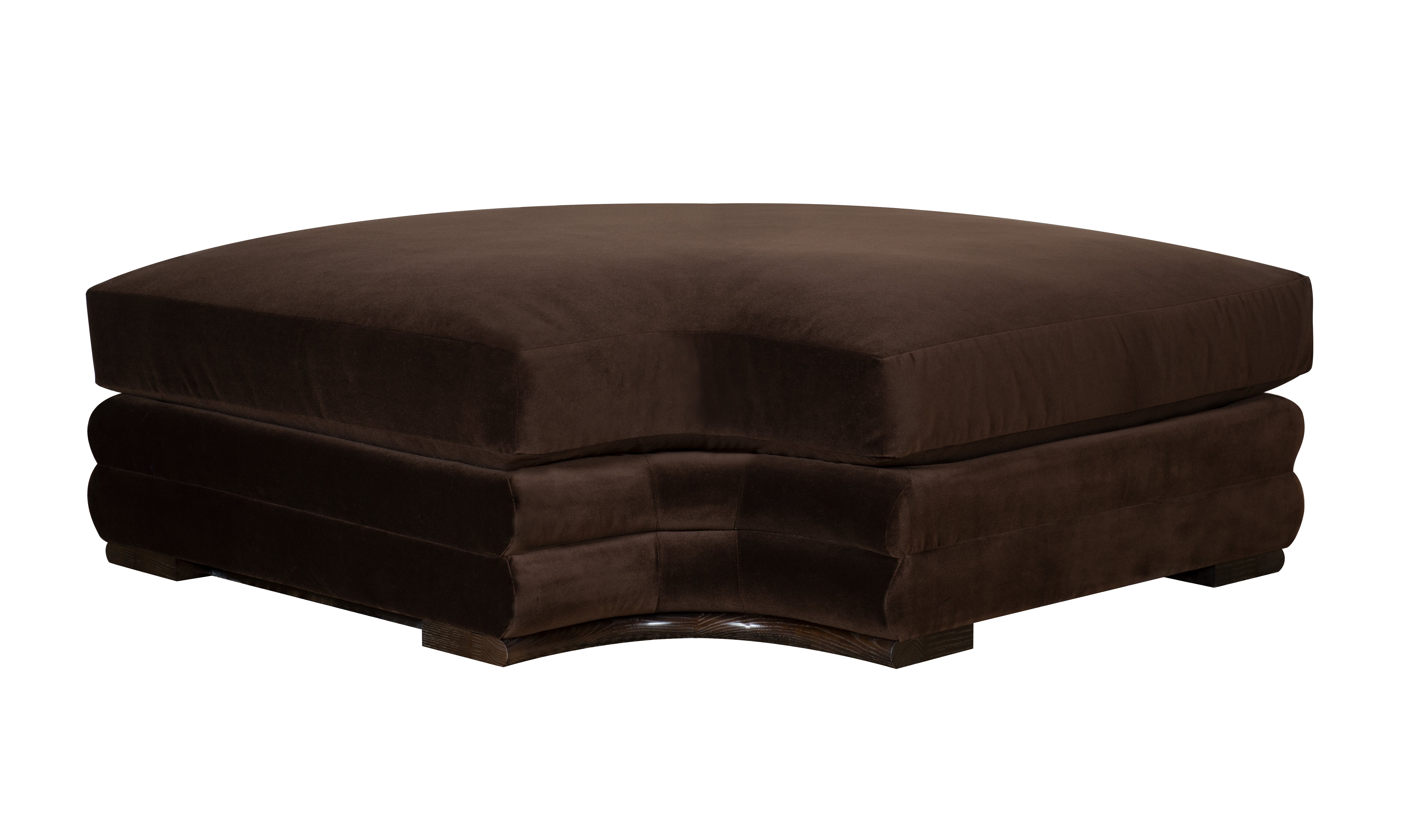 MARQUESA SECTIONAL CURVE CORNER W/OUT BACK in Ash Solids - Hickory Chair