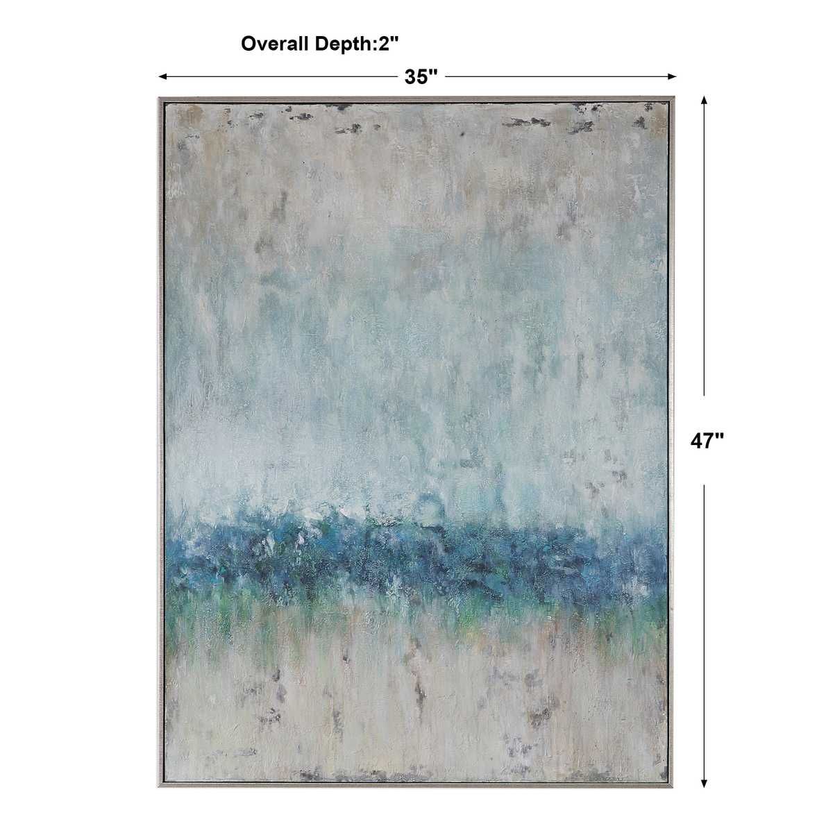 Tidal Wave Hand Painted Canvas – Art by Uttermost | Sutter & Vale