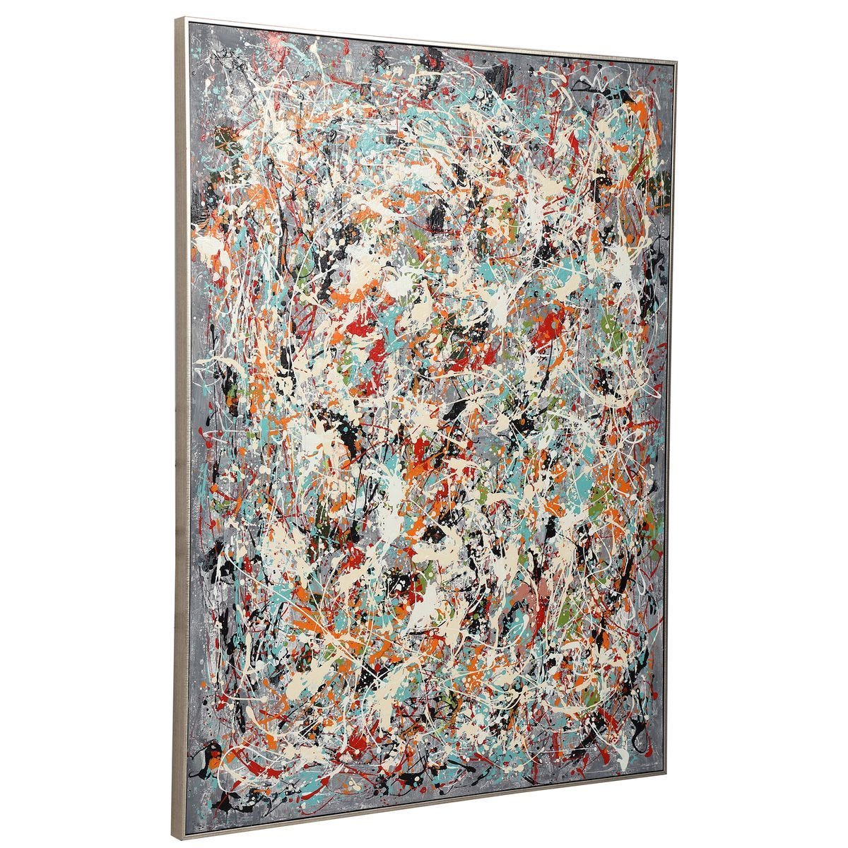 Organized Chaos Hand Painted Canvas – Art by Uttermost | Sutter & Vale