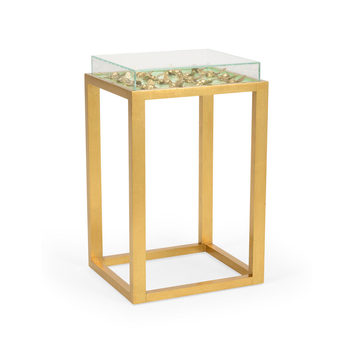 Flutter Side Table - Pistachio in 25.5 / Glass - Chelsea House