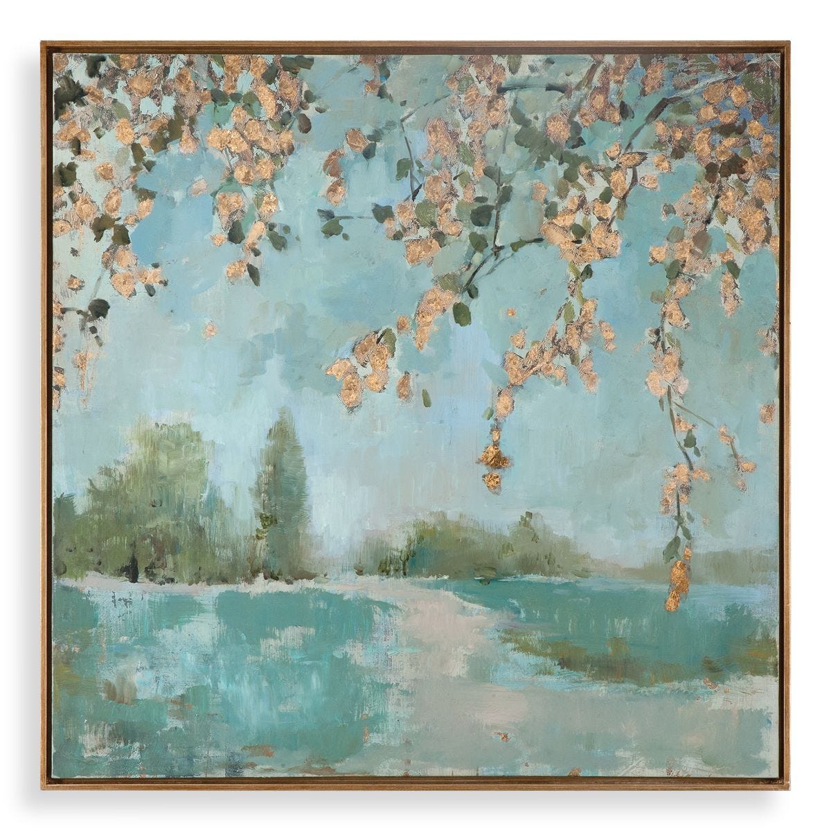Peaceful Hand Painted Canvas – Art by Uttermost | Sutter & Vale