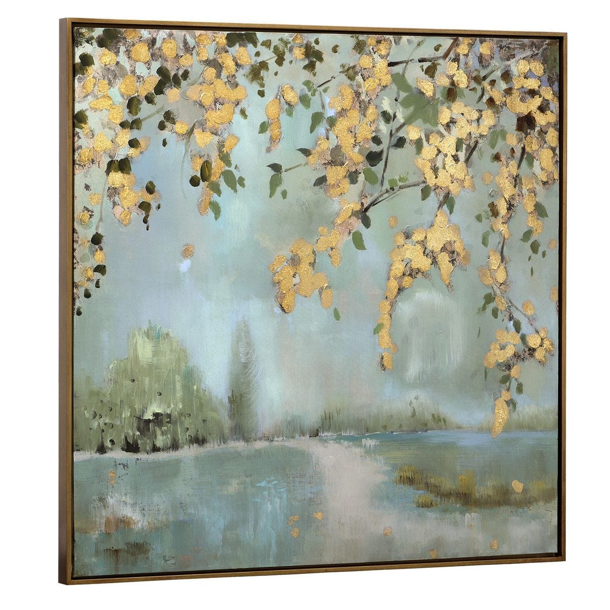 Peaceful Hand Painted Canvas – Art by Uttermost | Sutter & Vale