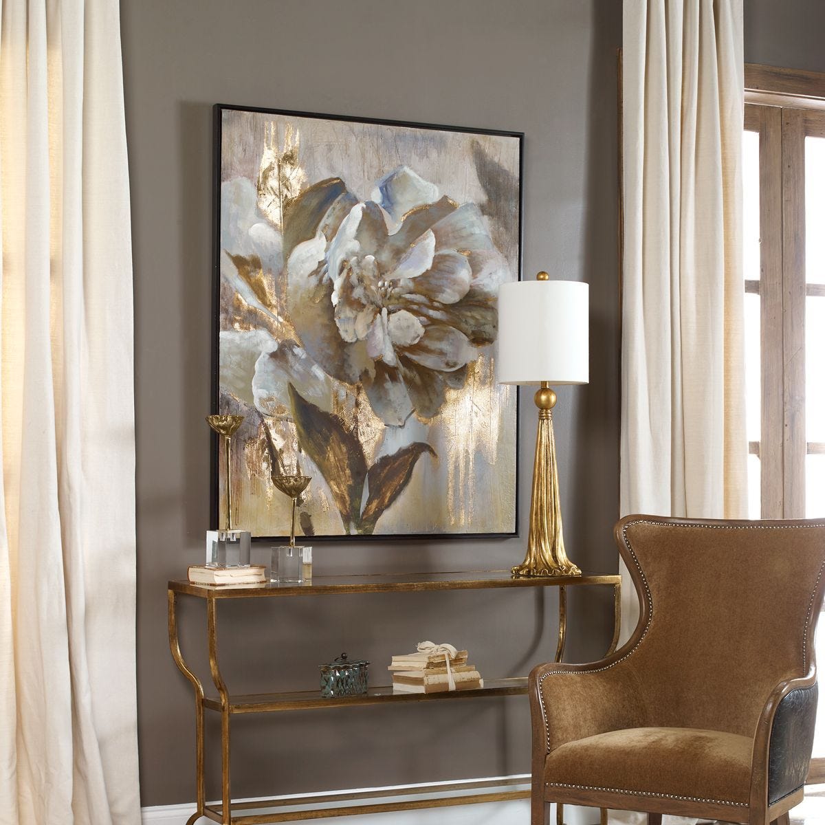 Dazzling Hand Painted Canvas – Art by Uttermost | Sutter & Vale