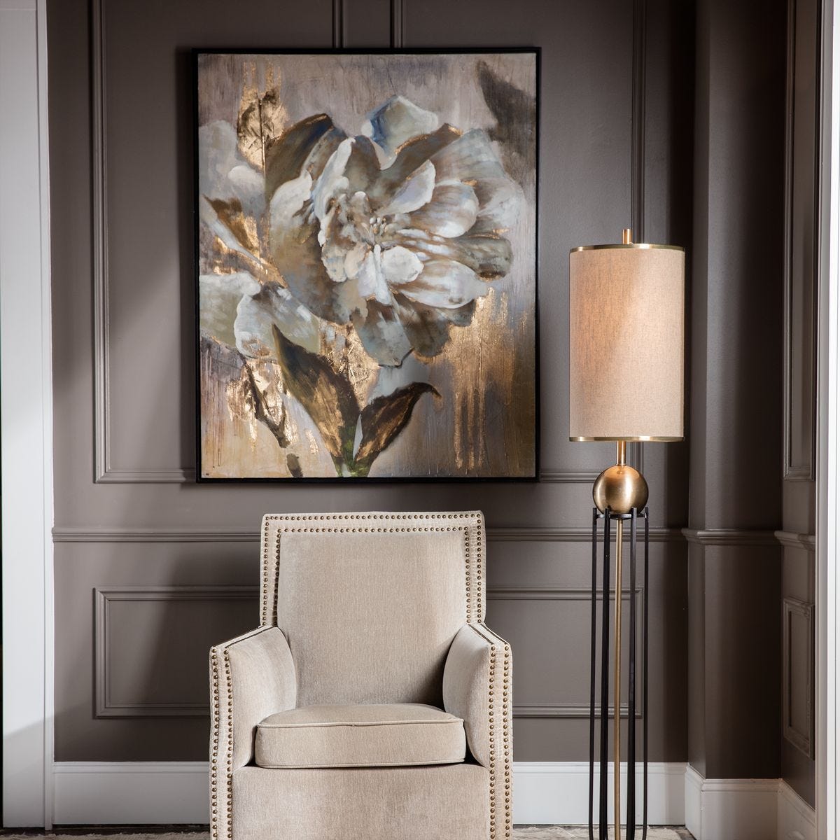 Dazzling Hand Painted Canvas – Art by Uttermost | Sutter & Vale