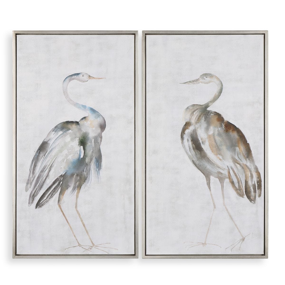 Summer Birds Hand Painted Canvases, S/2 – Art by Uttermost | Sutter & Vale