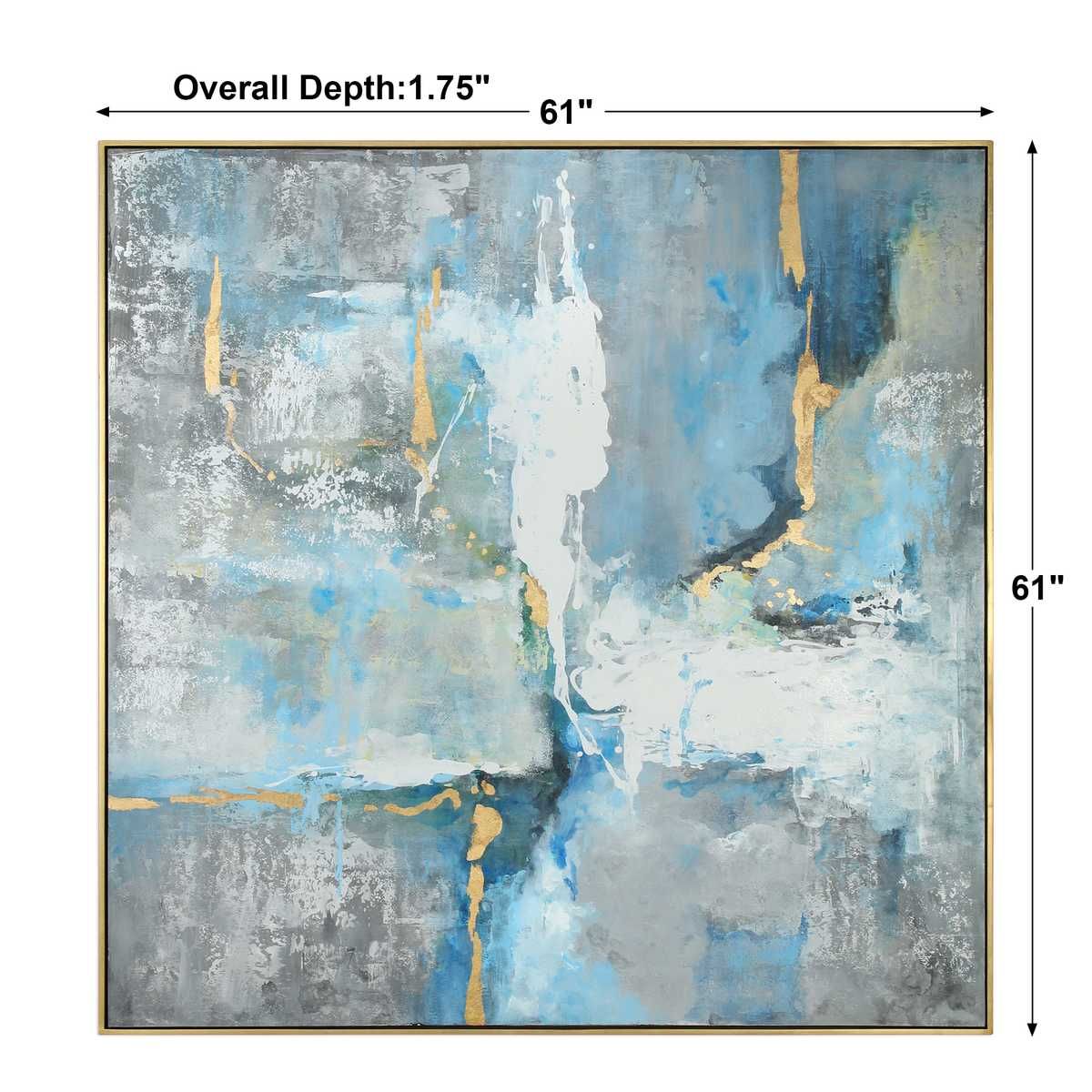 Meditation Hand Painted Canvas – Art by Uttermost | Sutter & Vale
