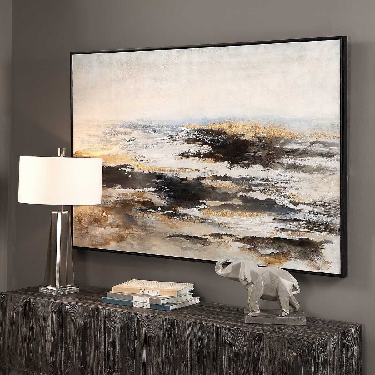 Aftermath Hand Painted Canvas – Art by Uttermost | Sutter & Vale