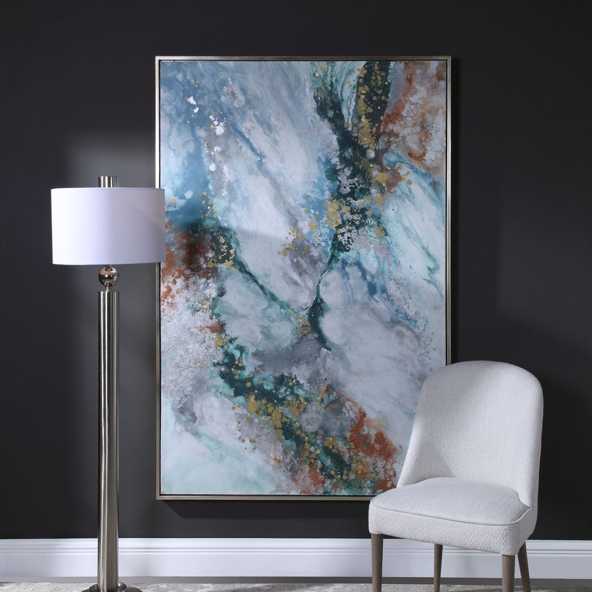 Mercury Hand Painted Canvas – Art by Uttermost | Sutter & Vale