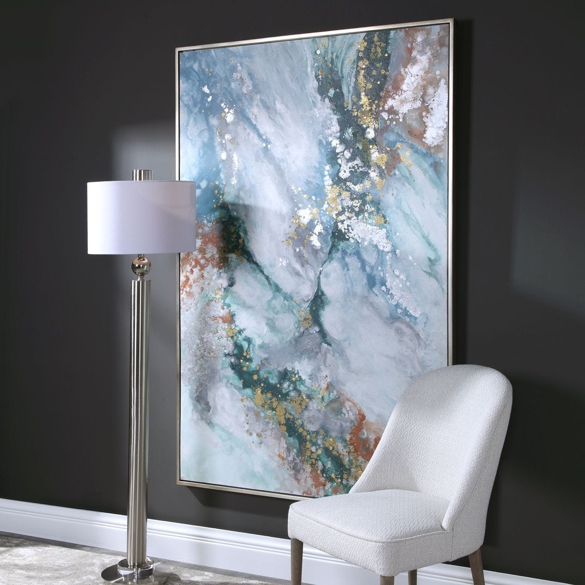 Mercury Hand Painted Canvas – Art by Uttermost | Sutter & Vale