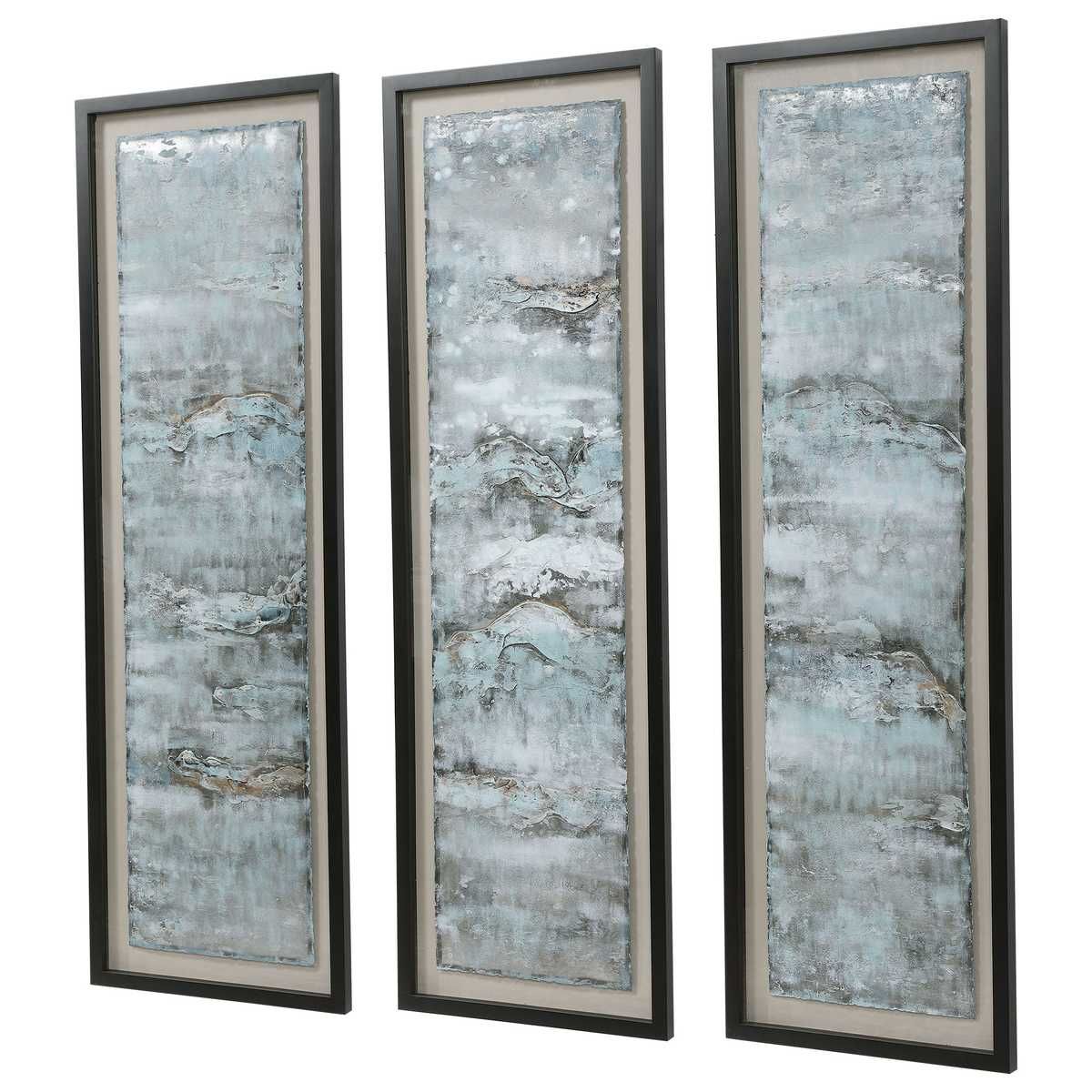 Ocean Swell Framed Prints, S/3, 3 Cartons – Art by Uttermost | Sutter & Vale