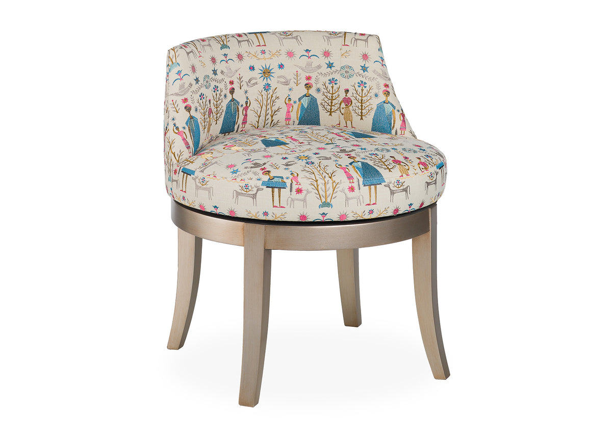 Jacqueline Memory Swivel Chair