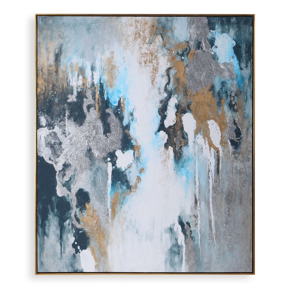 Stormy Seas Hand Painted Canvas – Art by Uttermost | Sutter & Vale