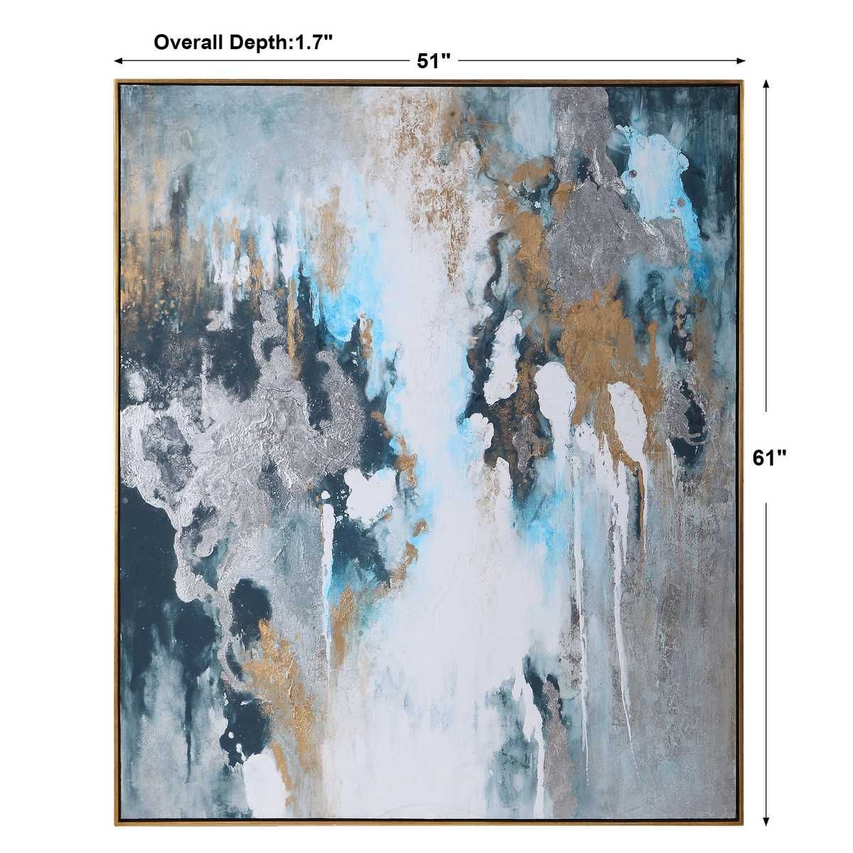 Stormy Seas Hand Painted Canvas – Art by Uttermost | Sutter & Vale
