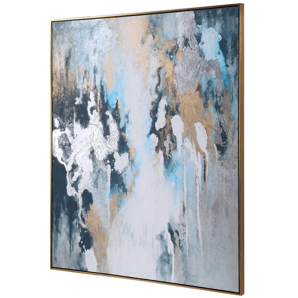 Stormy Seas Hand Painted Canvas – Art by Uttermost | Sutter & Vale