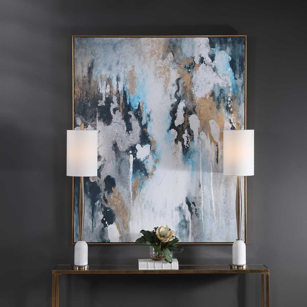 Stormy Seas Hand Painted Canvas – Art by Uttermost | Sutter & Vale