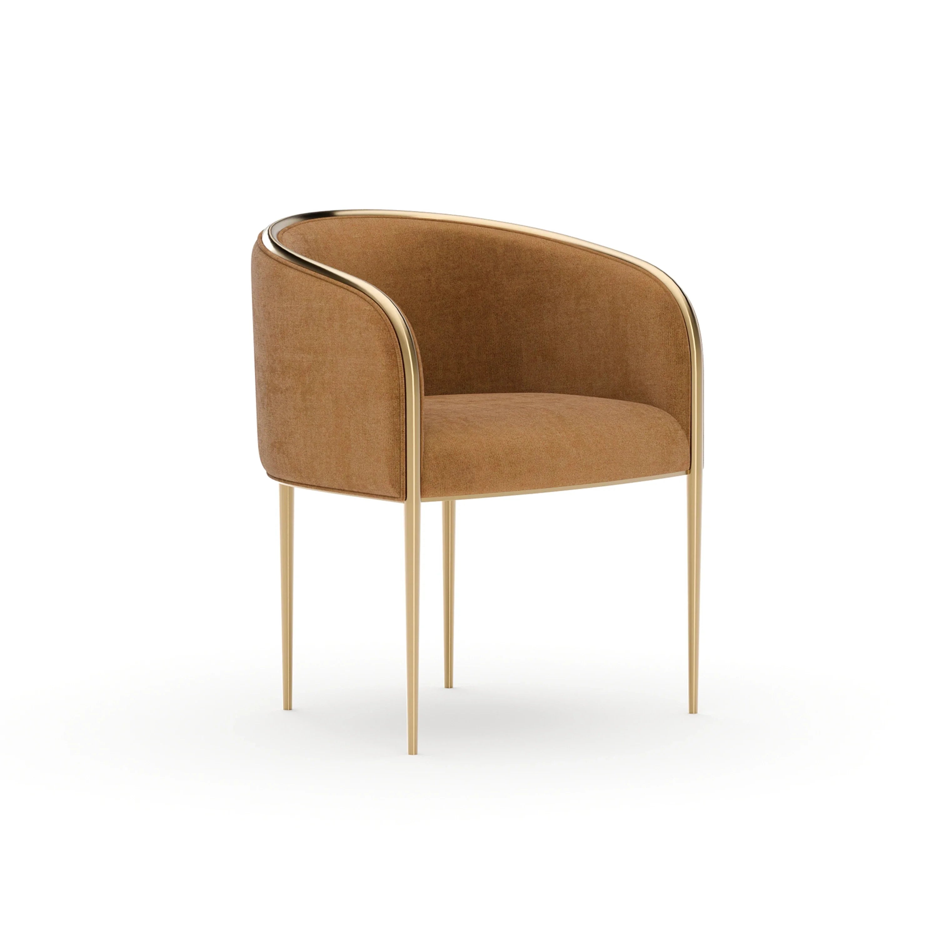 Tension Dining Chair - Camel – Dining Chairs by Caracole | Sutter & Vale