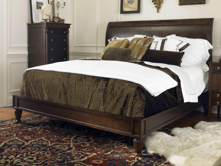 Chelsea Club Knightsbridge Platform Bed - King 6/6 - Cognac – Beds by Century Furniture | Sutter & Vale
