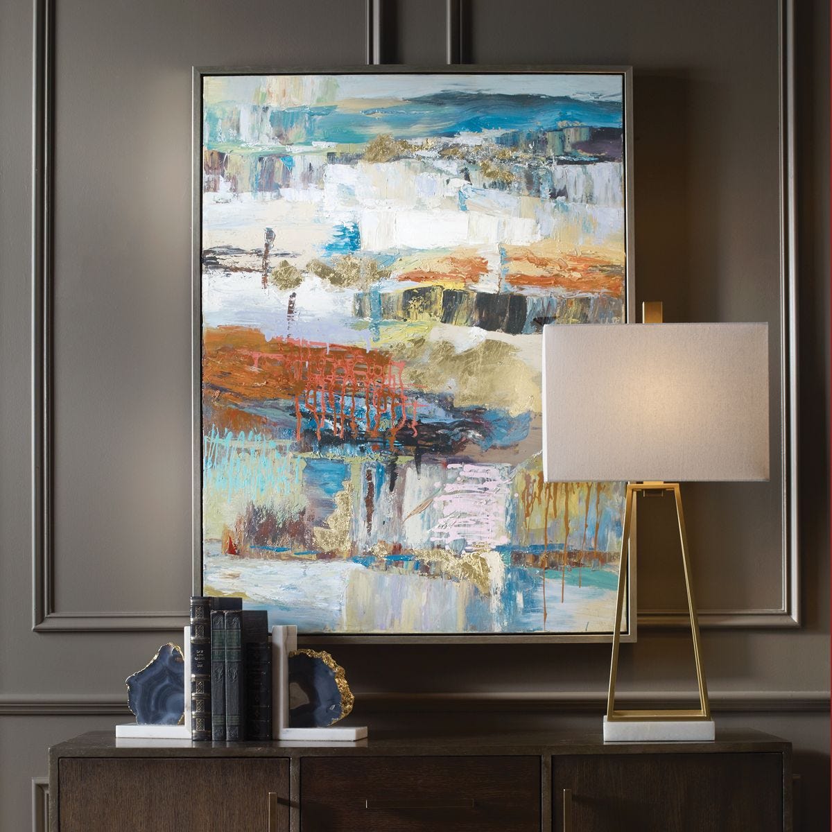 Fiesta Hand Painted Canvas – Art by Uttermost | Sutter & Vale