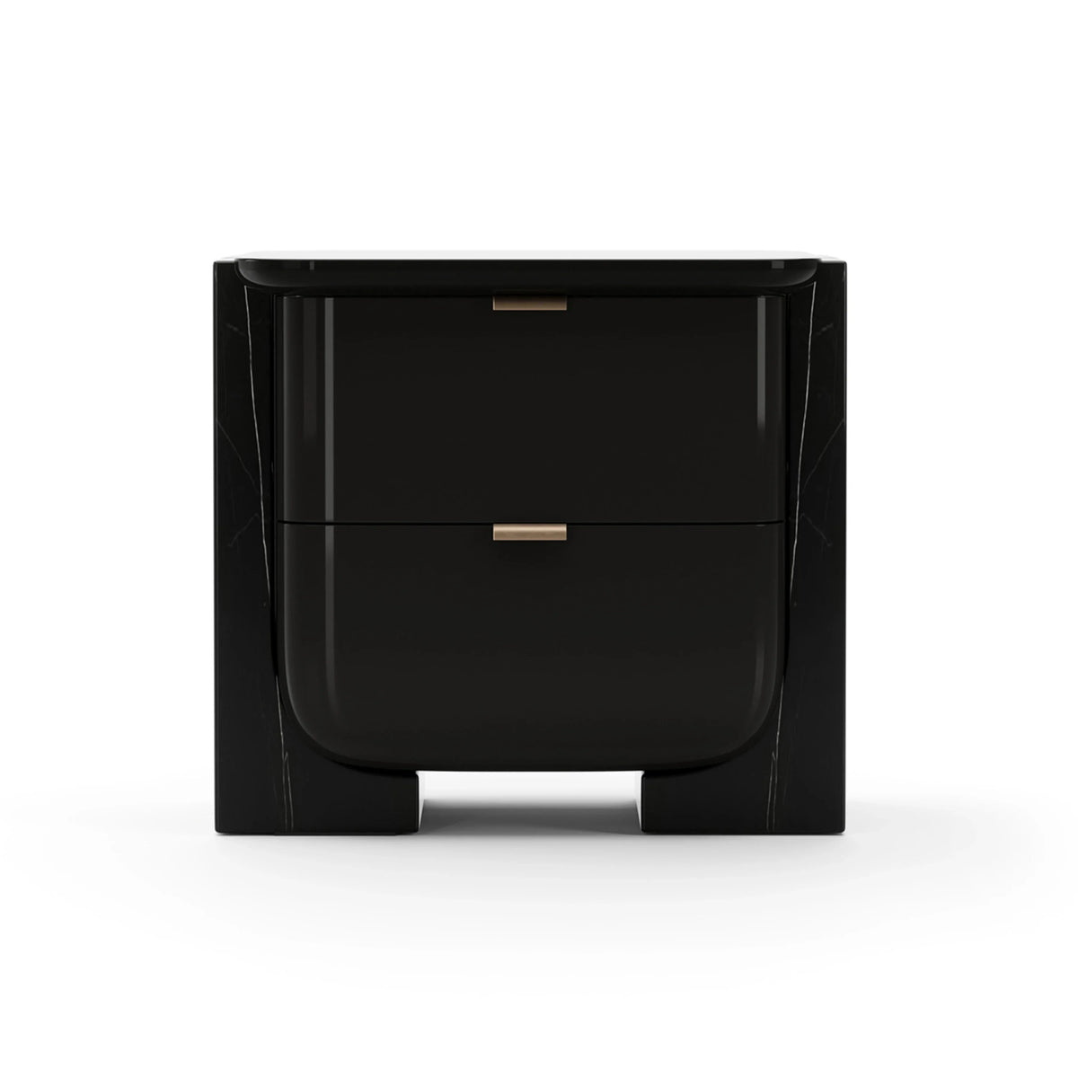 Overlap Small Nightstand Dark