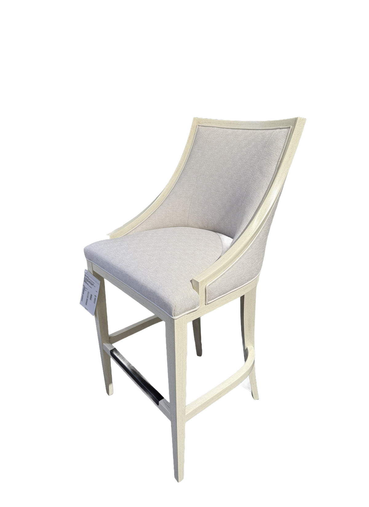 St. Moritz Bar Stool in Woodson Oatmeal