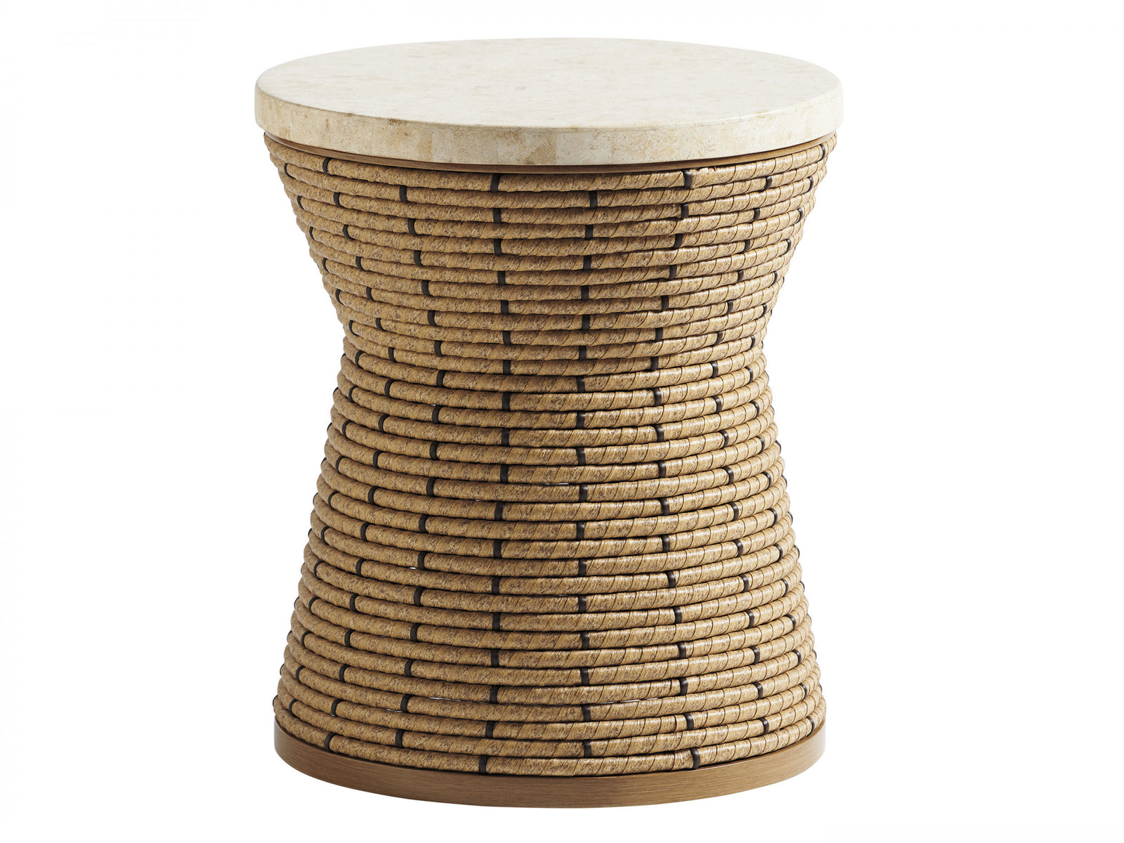 Round Side Table Stone Top