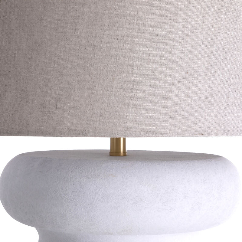 Claudius Table Lamp - White