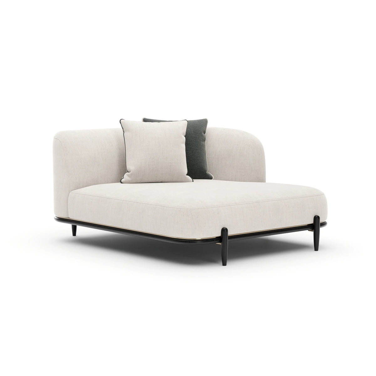 Madera Raf Chaise - Oatmeal