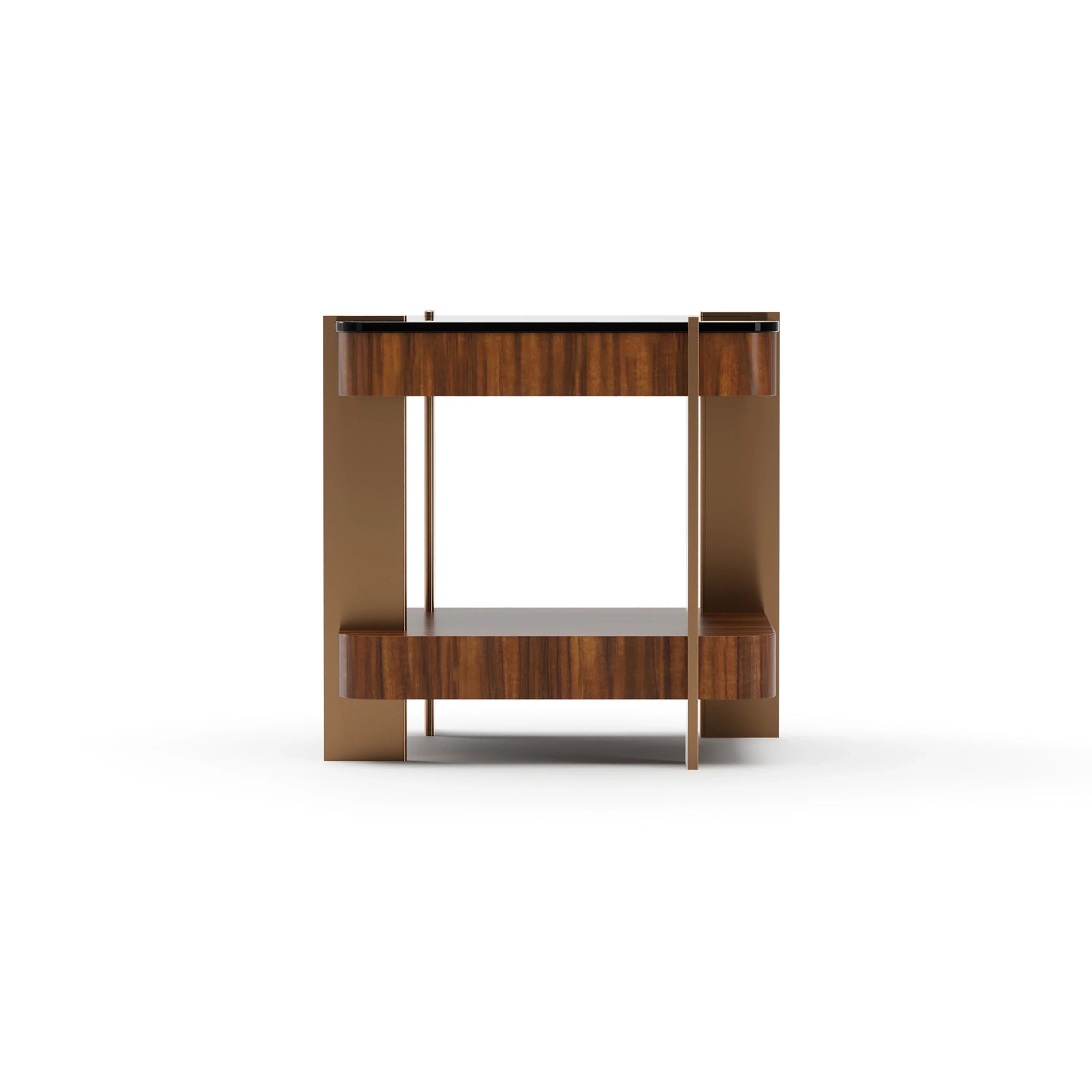 Altura Glass Top Side Table – Side & End Tables by Caracole | Sutter & Vale