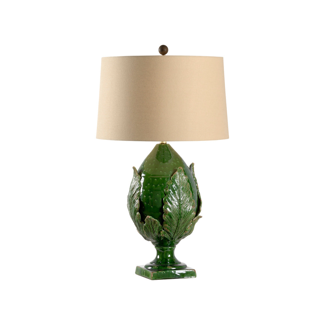 Forest Artichoke Lamp in 34.5 / Ceramic/Porcelain - Chelsea House