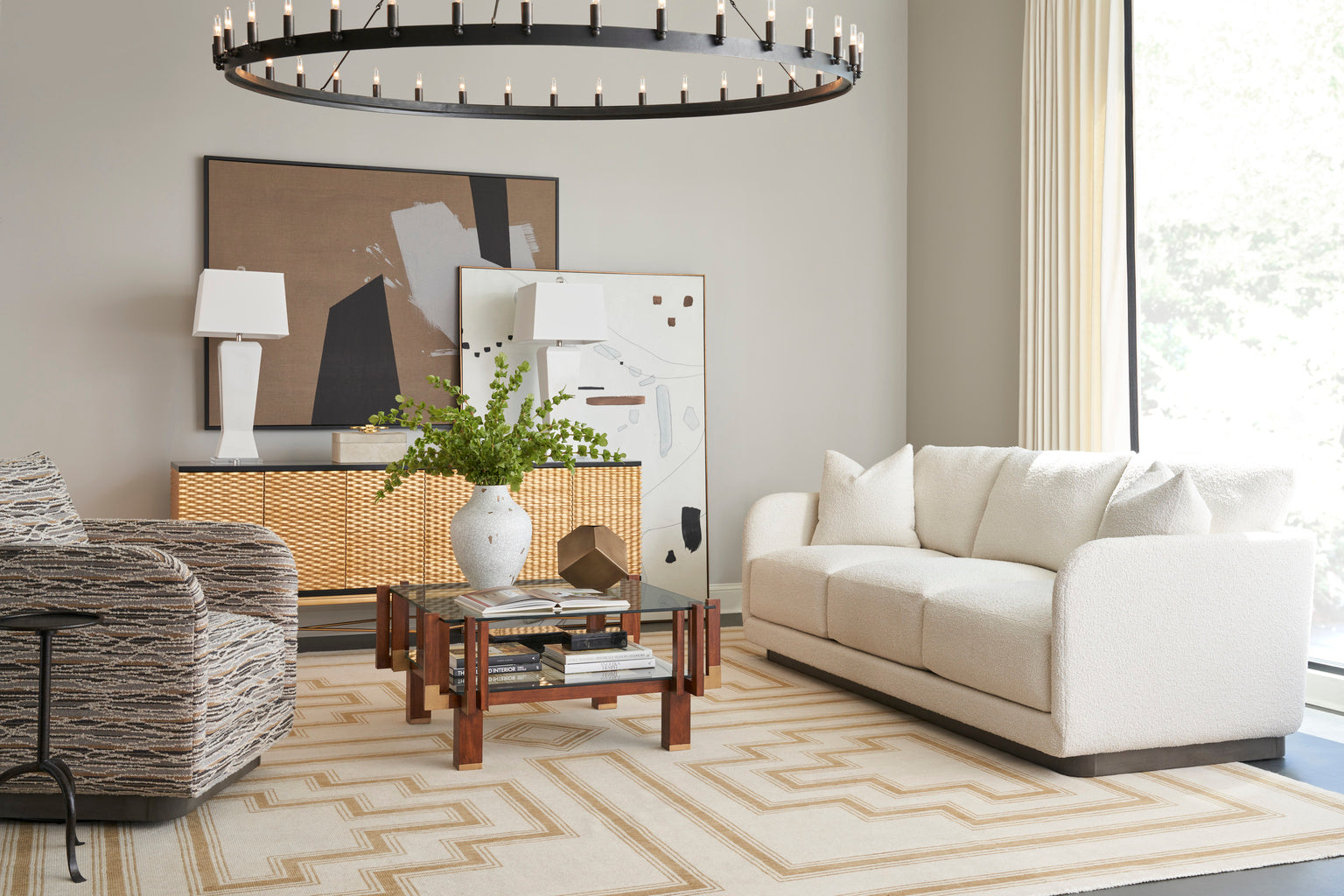 Gold James Sideboard in 34 / Wood - Chelsea House