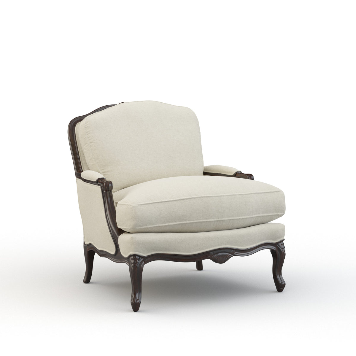 exposed wood chair