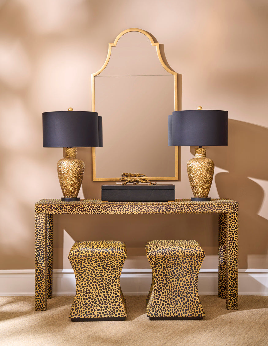 Architectural Arch Mirror - Antique Gold Leaf