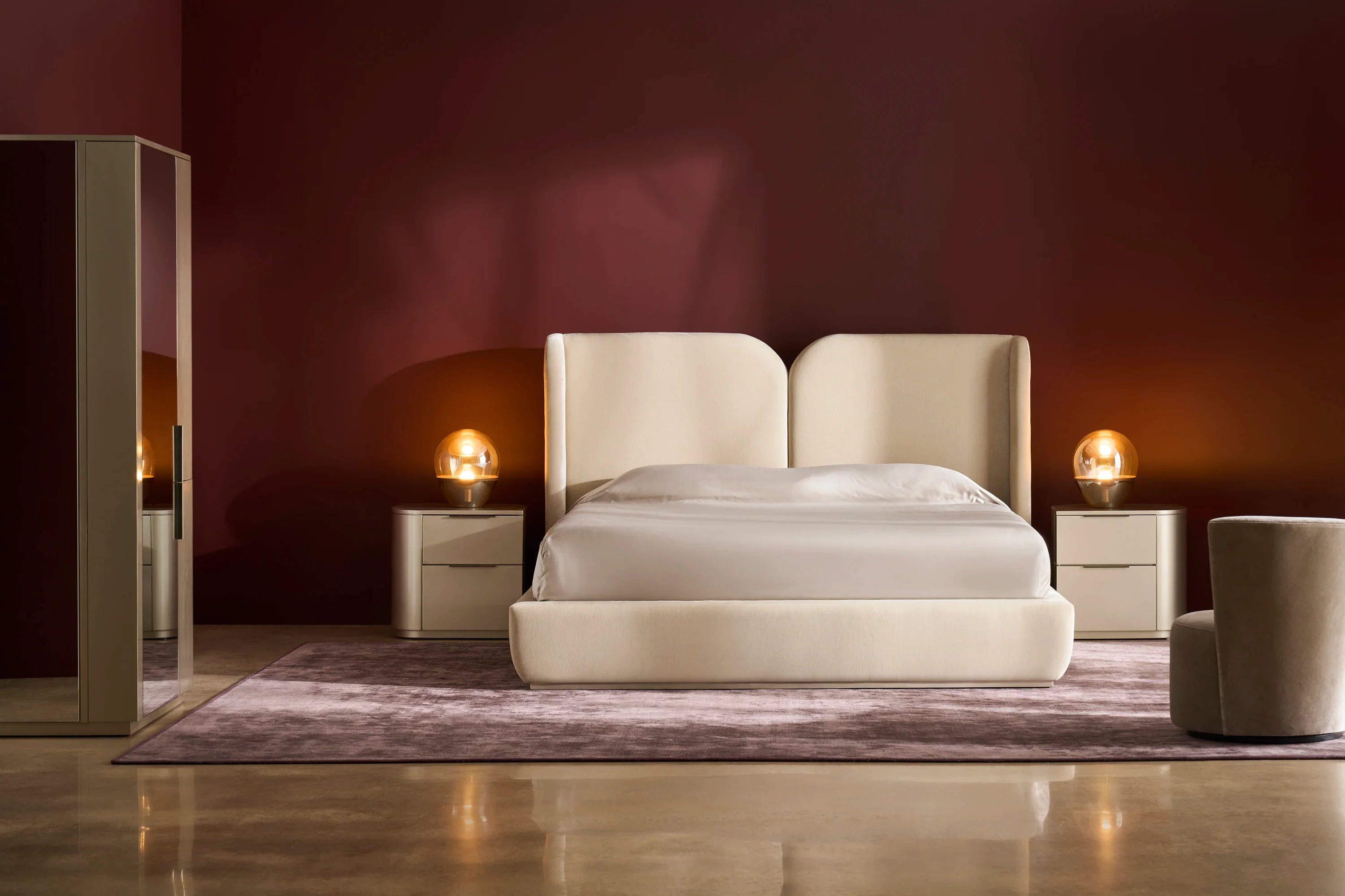 Oblique Right Nightstand – Nightstands by Caracole | Sutter & Vale