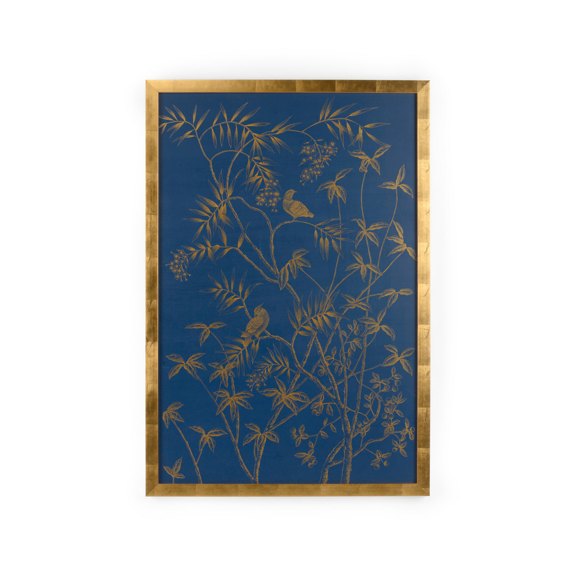 Gold Buckhead Panel On Blue A
