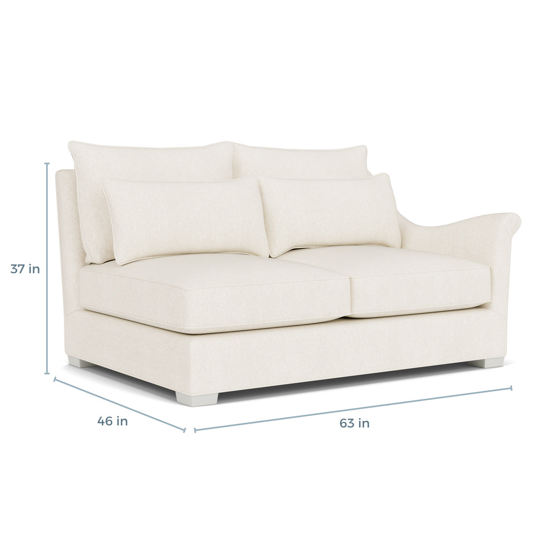 Westley RAF Loveseat Deep Seat