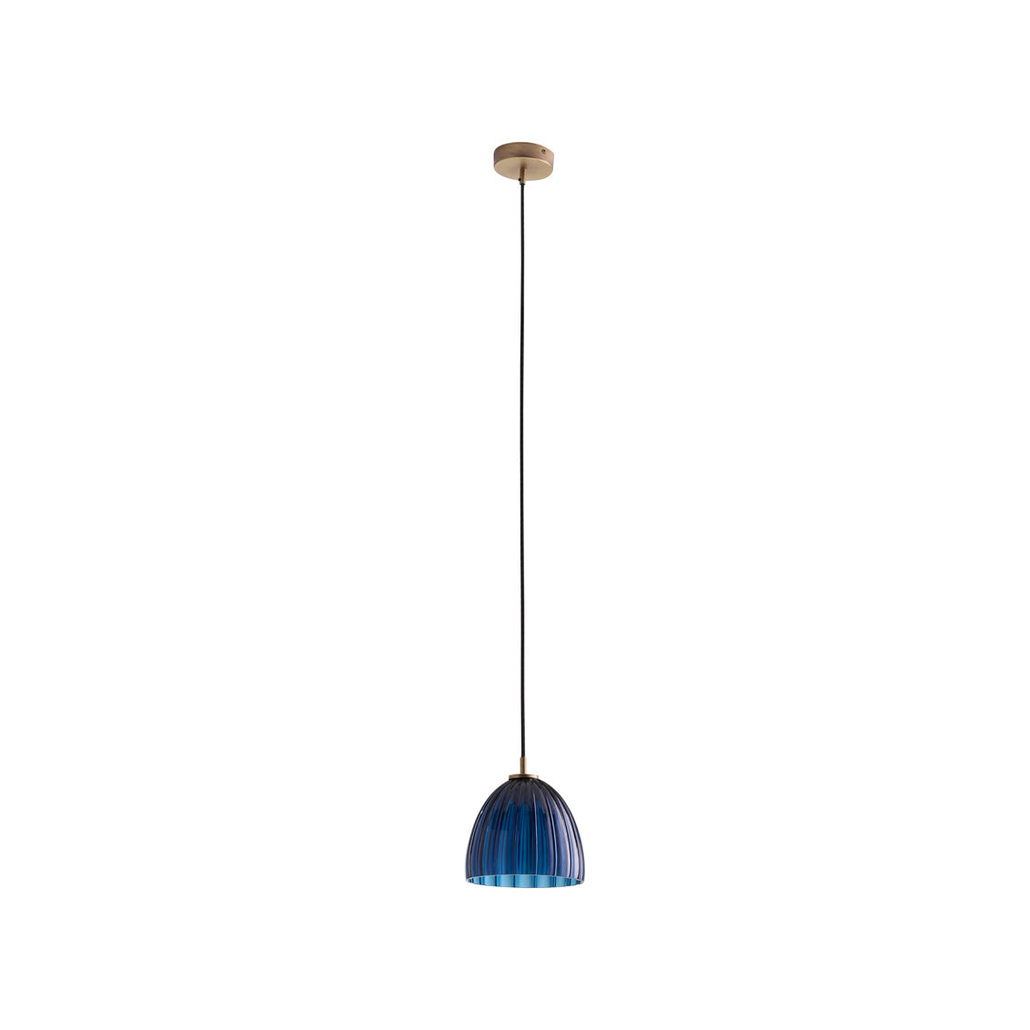 Caterina Single Pendant - Blue Avio