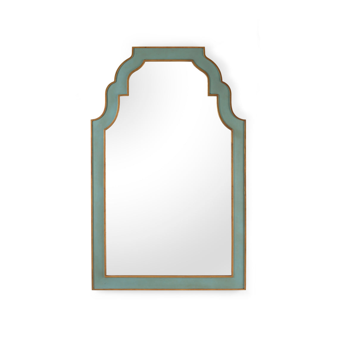Radison Mirror in Antique Mint Green / Wood - Chelsea House