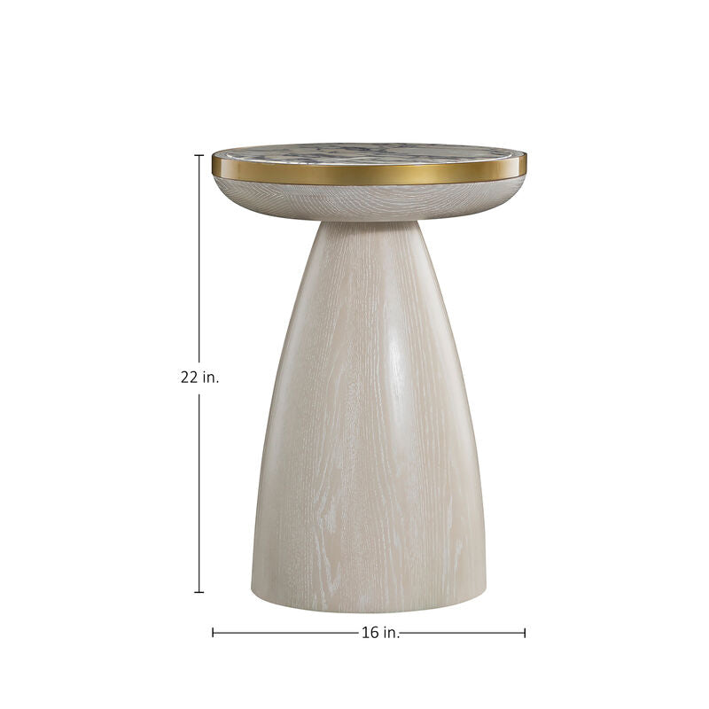 Cain Side Table - White