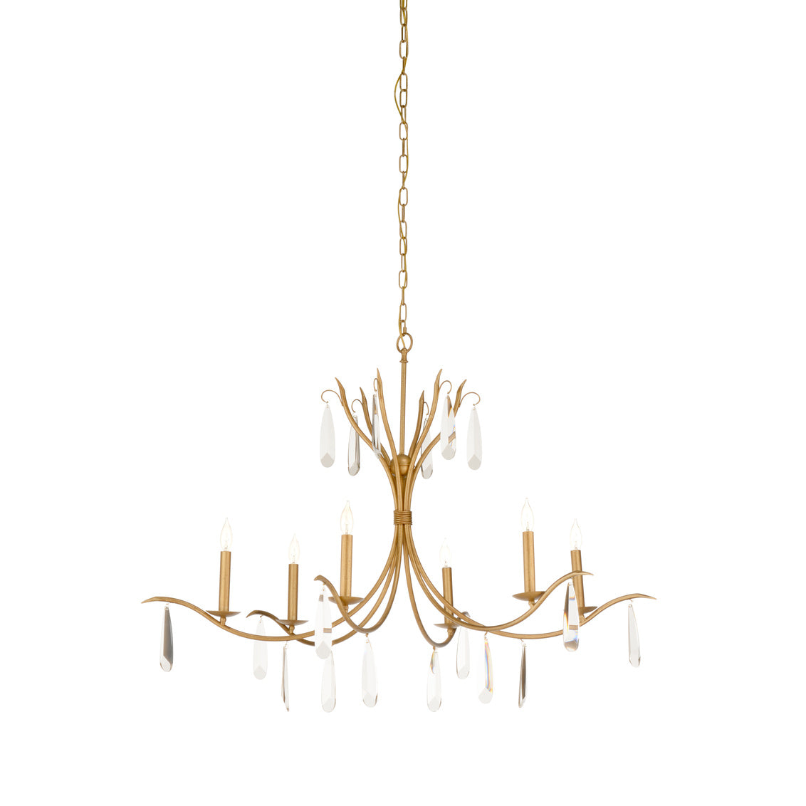Giulia Chandelier in 34 / Iron - Chelsea House