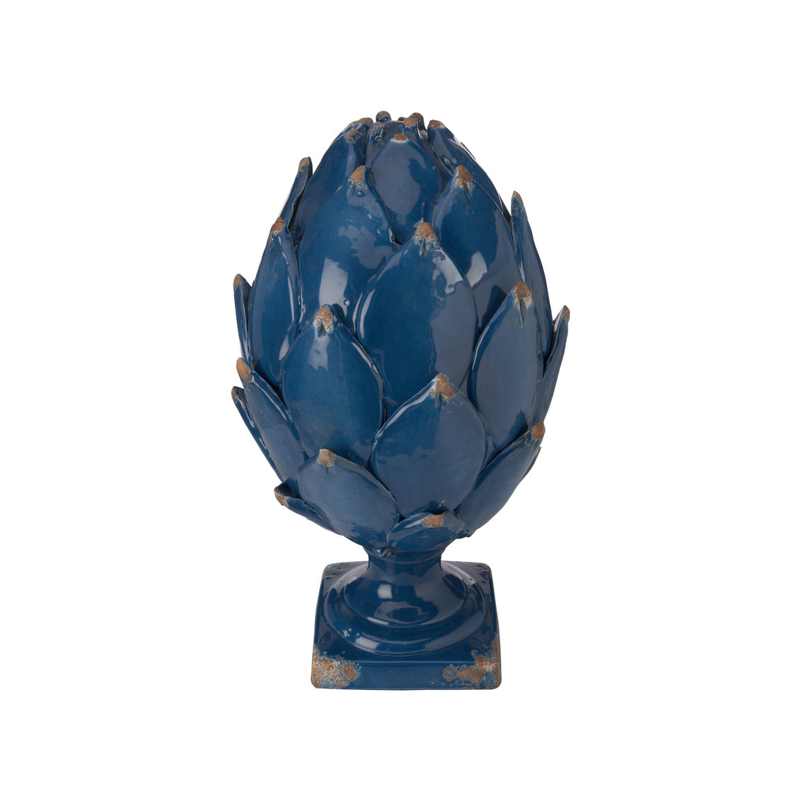 Blue Artichoke in 21.5 / Ceramic/Porcelain - Chelsea House