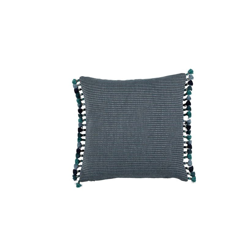 Textured Stripe MarineVelvet Spa Poly 24x24