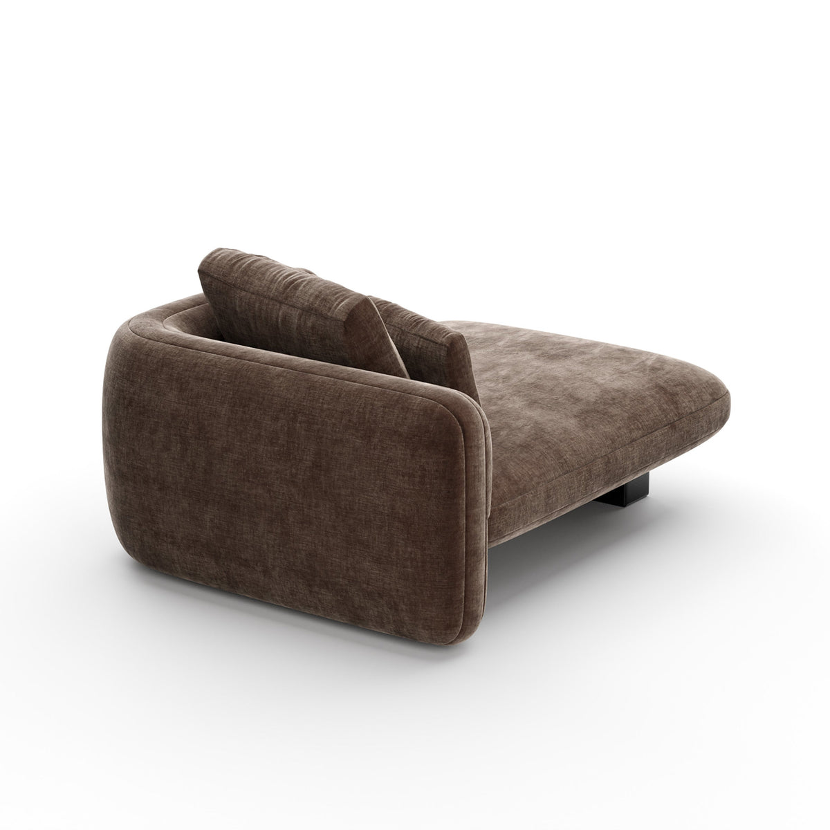 Overlap Raf Chaise Dark Taupe