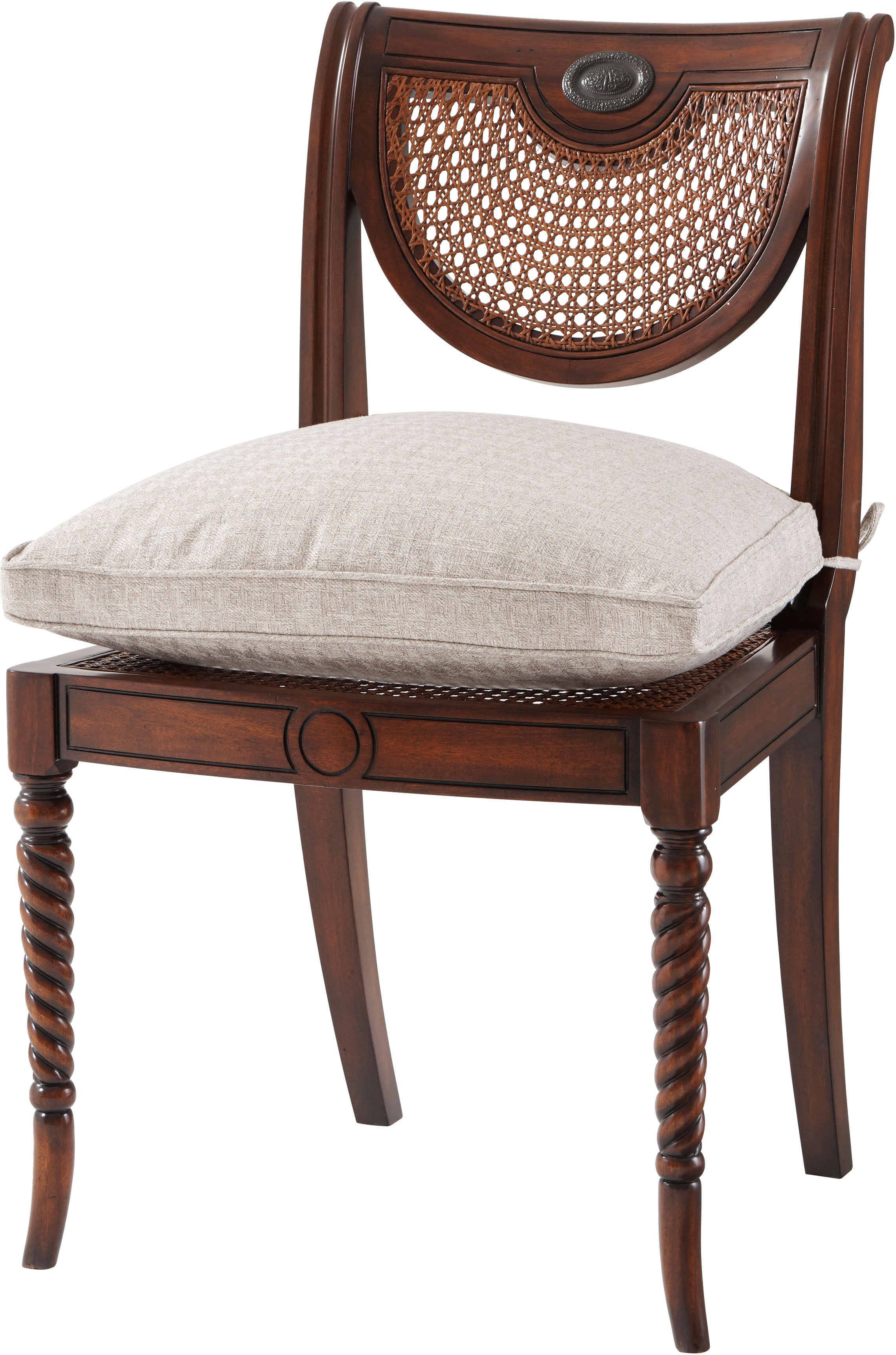 Lady Emily's Favourite Side chair in Acacia, Cane - Theodore Alexander
