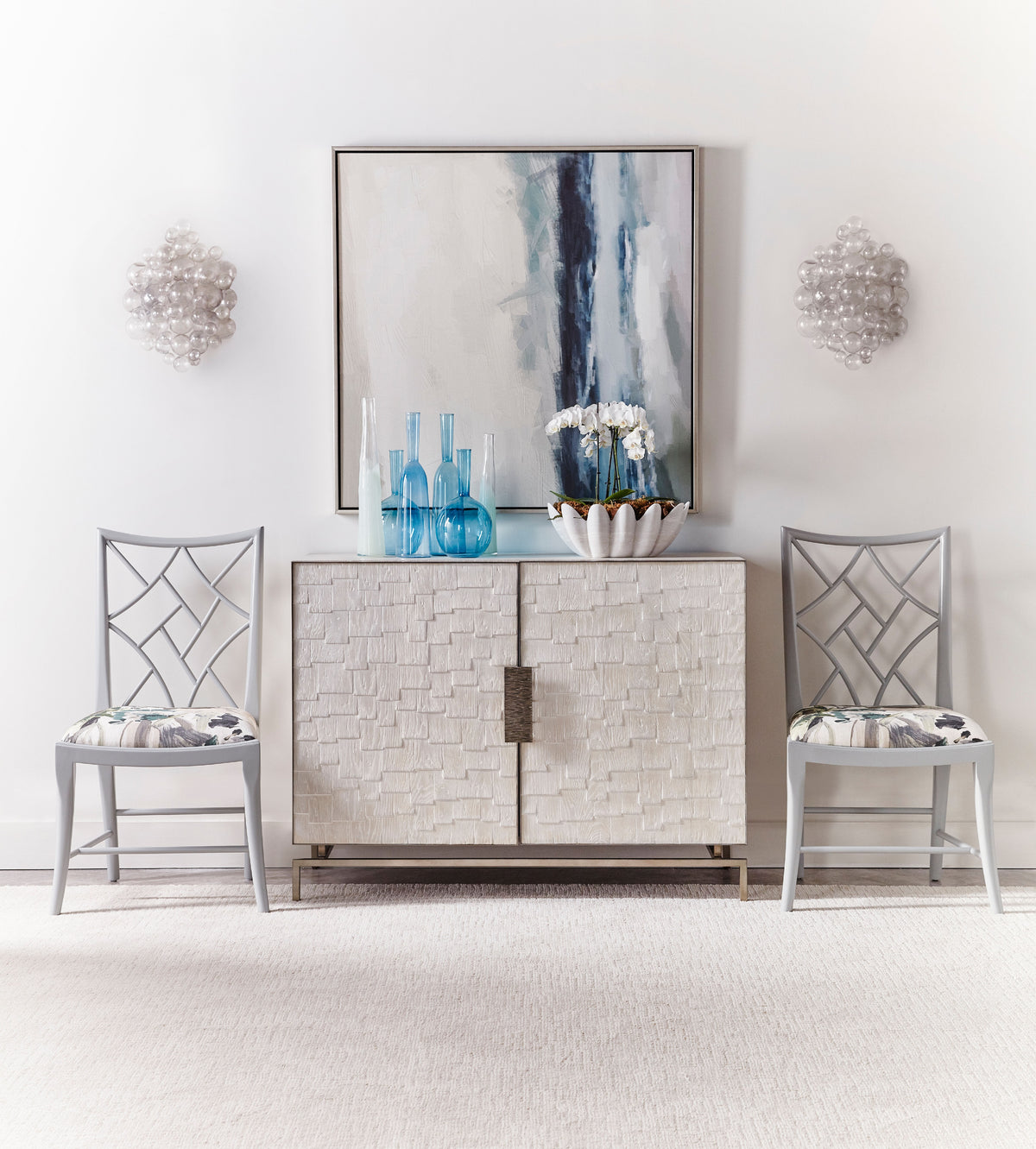 A Delicate Trellis Side Chair – Dining Chairs by Theodore Alexander | Sutter & Vale
